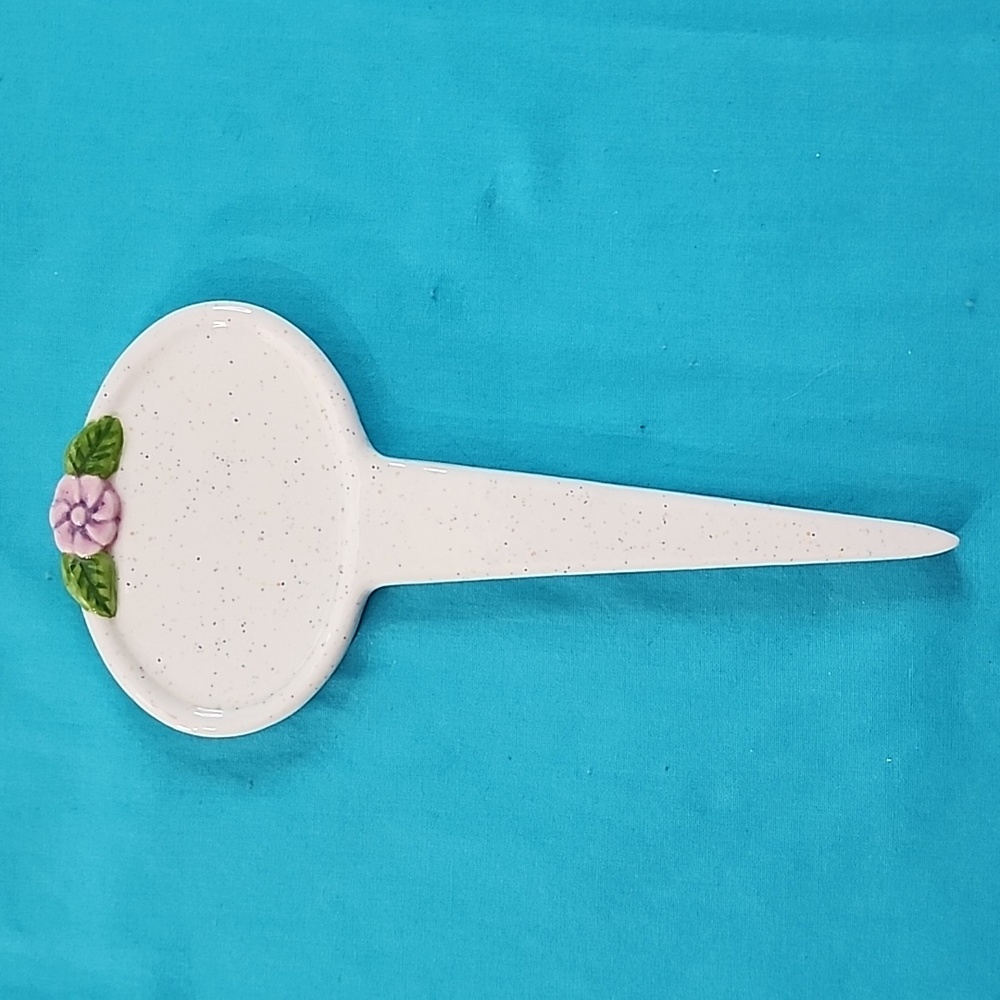 Hand Crafted Ceramic Garden Marker Stick